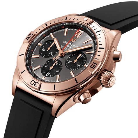 breitling chronomat b01 42 rose gold|breitling b01 42 review.